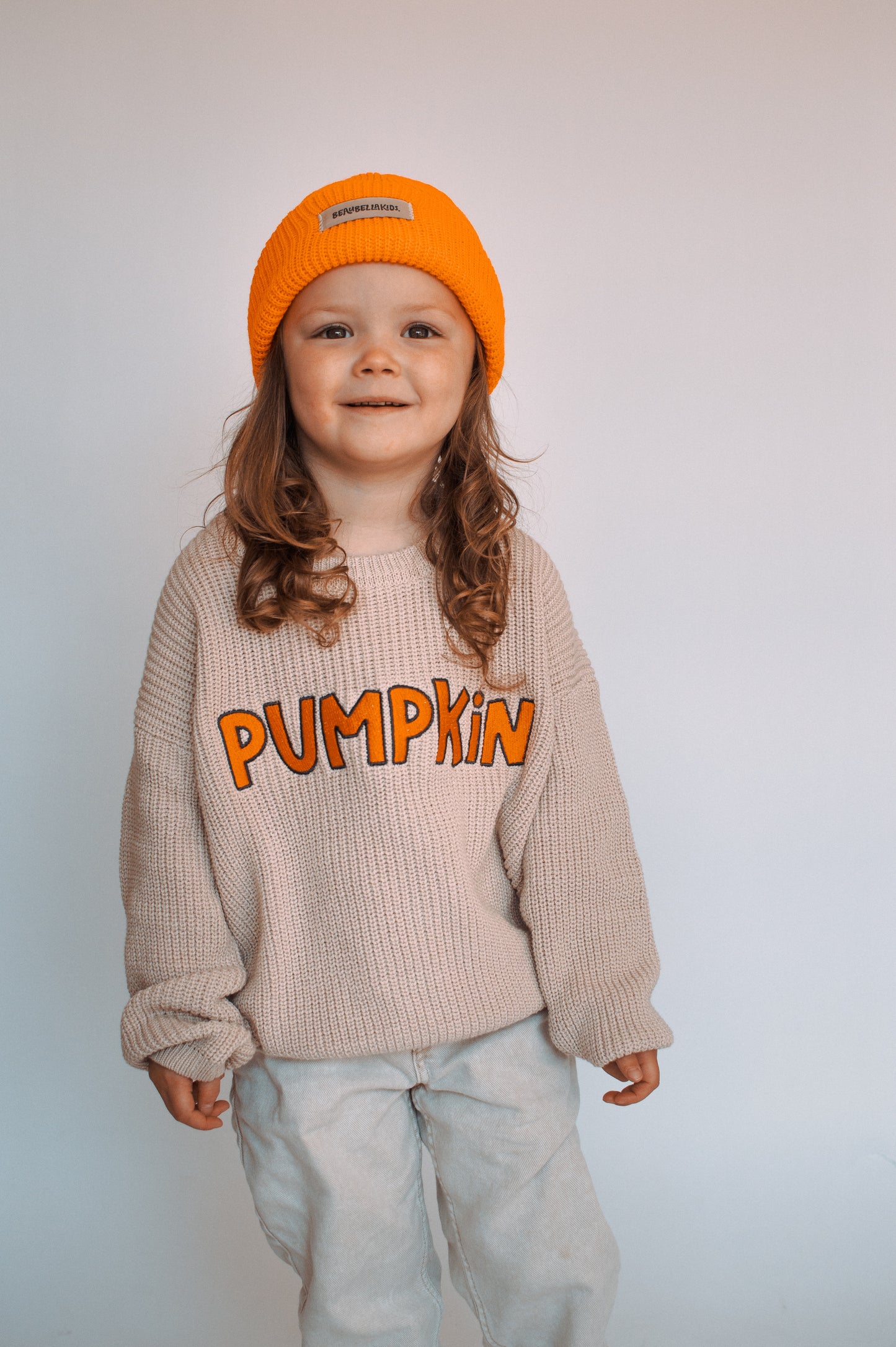 PUMPKIN KNIT SWEATER